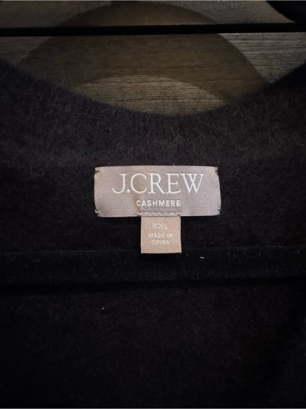 NWOT J.Crew Brushed Cashmere Black Short-Sleeve V-Neck Button Cardigan - Picture 2 of 5